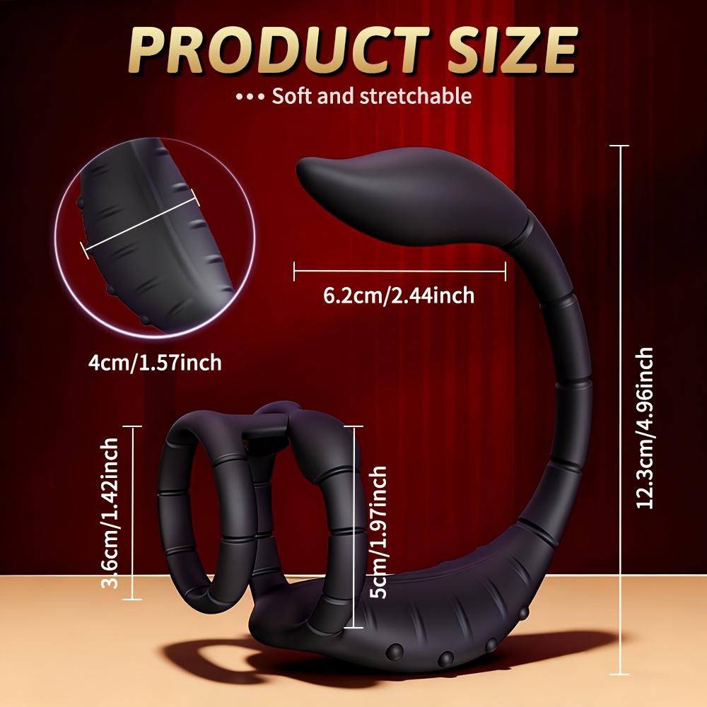 APP Control Vibrating Butt Plug Cock Ring for Men Prostate Massager Beginner Anal Vibrator Anal Plug for Gay Sex Toy for Men