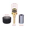 High Pressure Washer Hose Insert Fittings Car Washer Water Cleaning Hose Pipe Fitting TwistConnector Quick Fixing