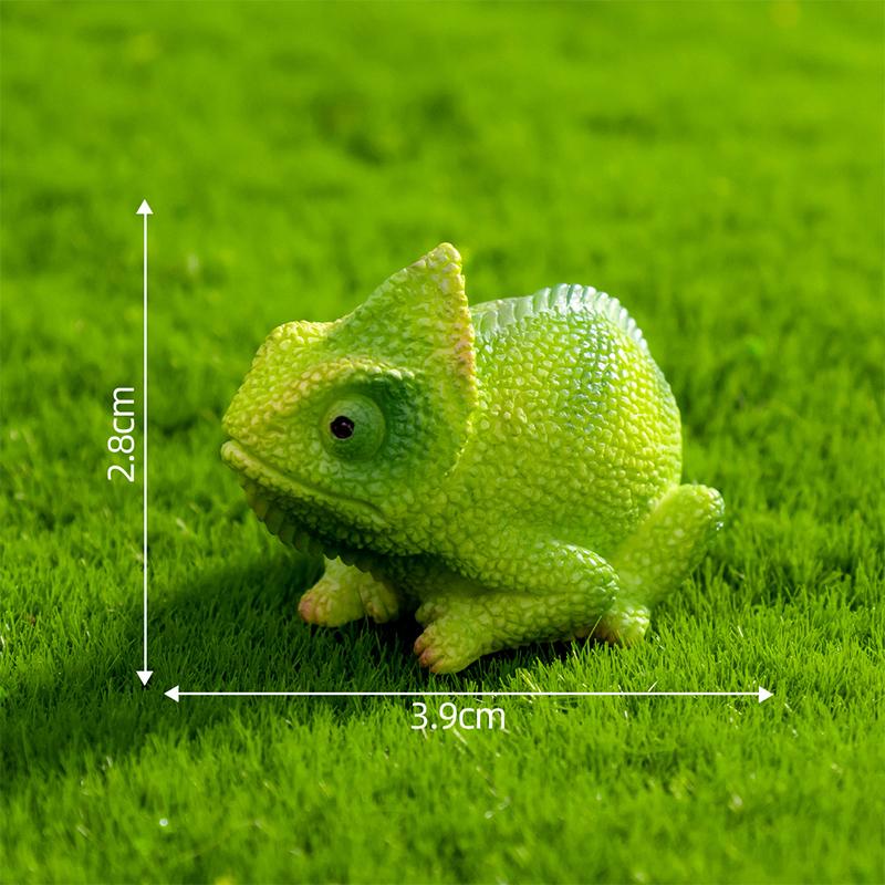 Simulare Axolotl Toad șopârlă cameleon model rășină artizanat miniatură figura DIY acasă decorare desktop masina mici ornamente