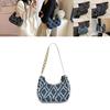 Chic 2024 Summer Small Square Bag With Zipper Closure Retro Style In Deep Blue