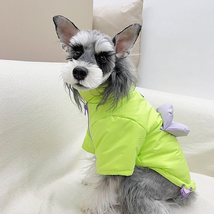 

HeyElf dog cotton-padded clothes French bucket cotton-padded clothes Schnauzer cotton-padded jackets Pago winter clothes than bear teddy 4XL