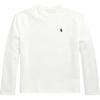 Polo Ss26 Logo de Caballo Pequeño Bordado Casual Cuello Redondo Jersey Camiseta de Manga Larga Edición Clásica Camiseta para Hombre 710P03127-003