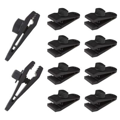 Tent Clips Strong Tent Clips Tarp Clips Outdoor Camping Clips Set of 10 Windproof Fixed Easy To Install Easy To Carry Outdoor Portable Outdoor Picnic