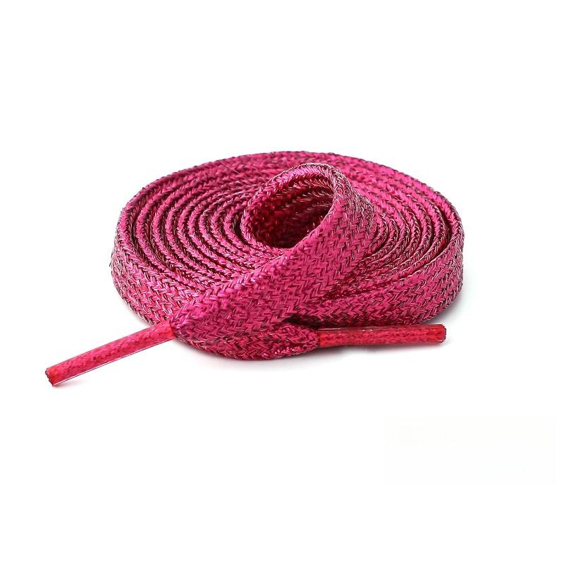 'Gold and Silver Silk' Pearlescent Radiant Polyester Flat Lace Suitable for Board Shoes, Canvas Shoes, Sports Shoes, Pants Rope