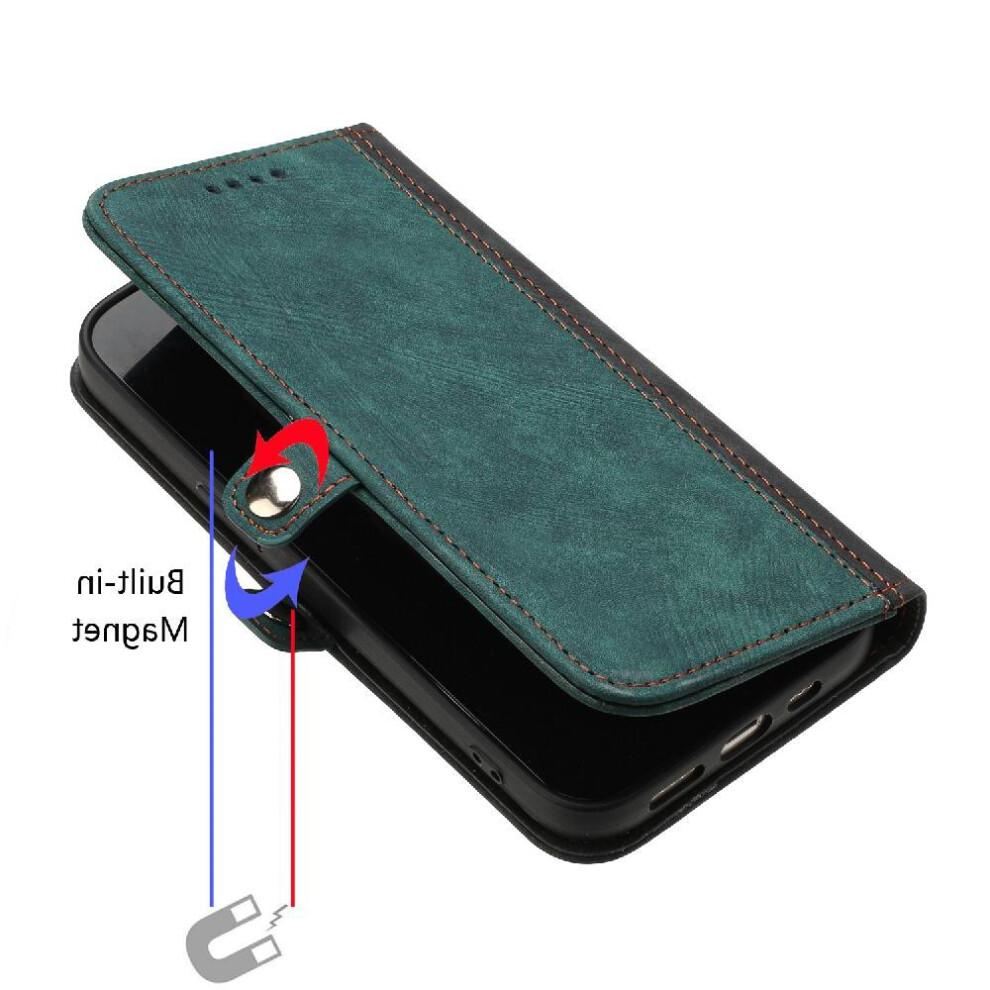 (Green) Case for Xiaomi Redmi Note 14 Pro 4g with Card Slot Stand Flip Folio Book Kickstand Protective Wallet Pu Leather Magnetic Closure