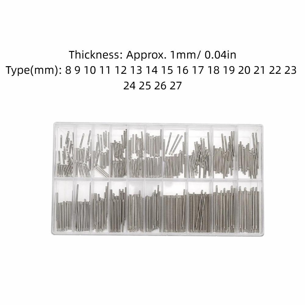 1/1.2mm Watch Band Link Pins 8-27mm Range Watch Repairing Accessory Strap Maintenance