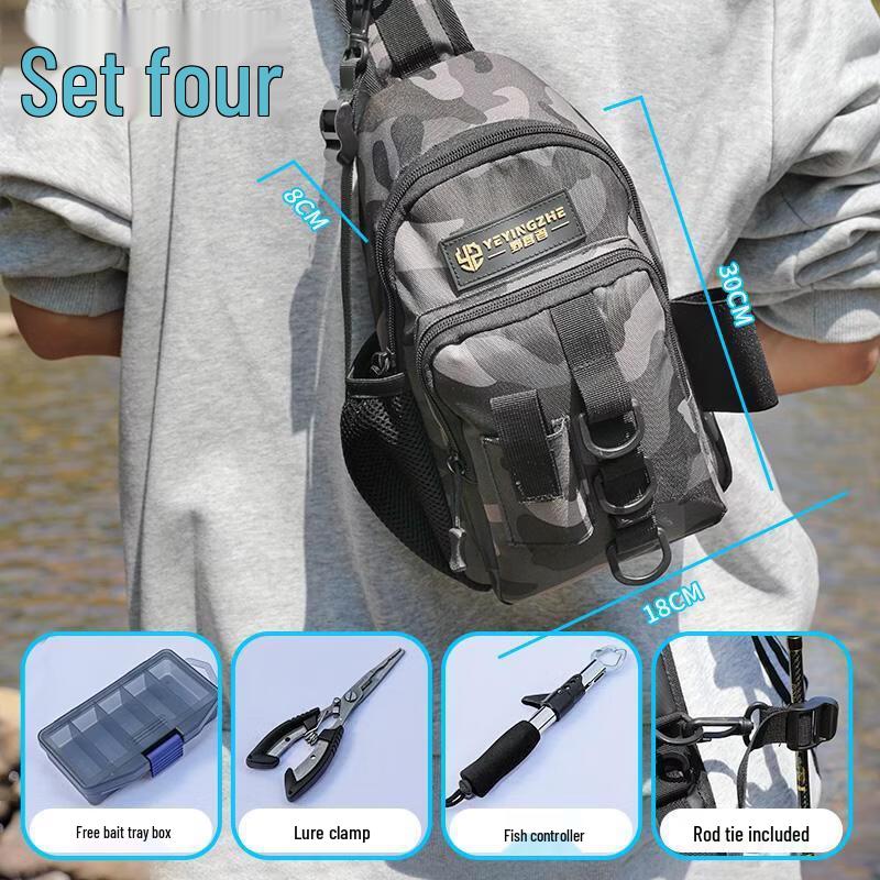 

Fishing Tackle Backpack & Waist Bag