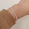Hengsheng 2-3mm Rice Shape Natural Freshwater Pearl Bracelet for Women 16cm 18cm 20cm Mini Pearl Bracelet Jewelry Gift