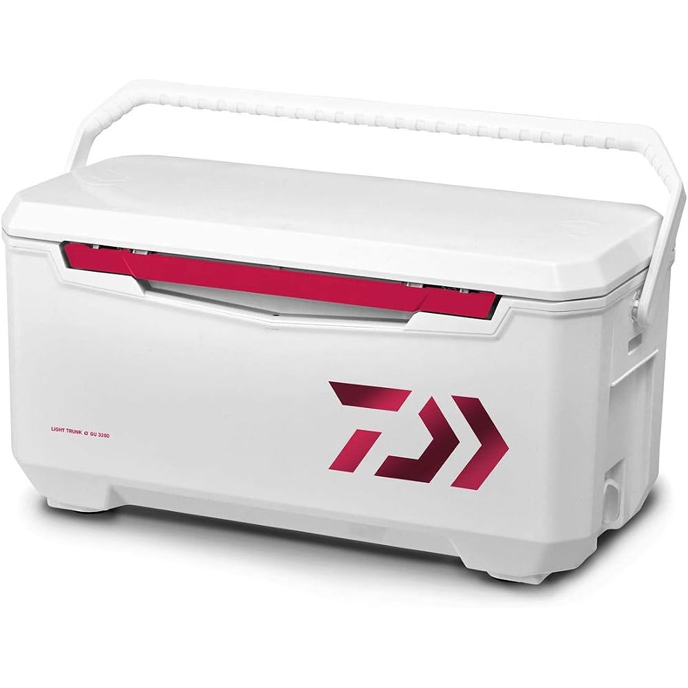 Daiwa Light Trunk Alpha GU3200 Cooler Box Red 32L Fishing Storage Container