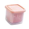 Sealing Box Onion Ginger Garlic Container Stackable Refrigerator Storage Box  Kitchen Storage