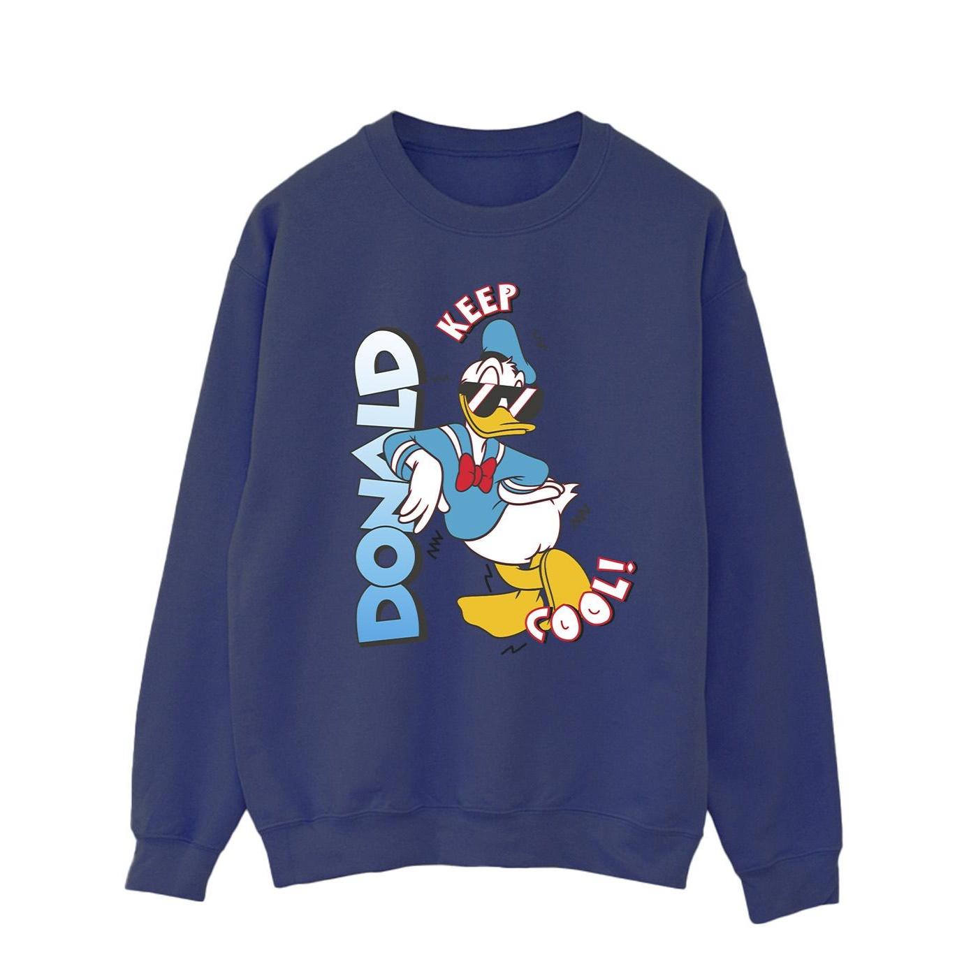 Disney Heren Donald Duck Coole Sweater S marineblauwe kleur