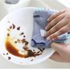 5-30PCS Microfiber Kitchen Towel Super AbsorbentCoral Fleece Oil Removing Wave Texture CleaningCloth Dishwashing Rag Accessories
