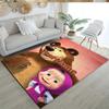 Masha Bear Customize Text Floor Mat Perfect for Outdoor Game Room Entryway Study room Anti-slip Rug Office home decor Spiritual Gift
