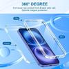 Protective Case for iPhone 17 - BOOLING - Full Transparent - Soft Silicone - Hard PC - Shockproof