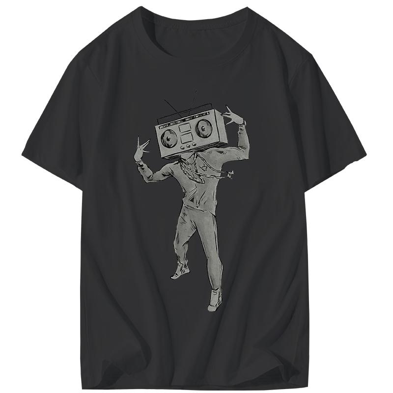 

Винтажная футболка Мужская Мода Рок-группа женская Футболка Хлопок Короткий рукав Футболки Мужская одежда Осень и зима нижнее белье 4XL