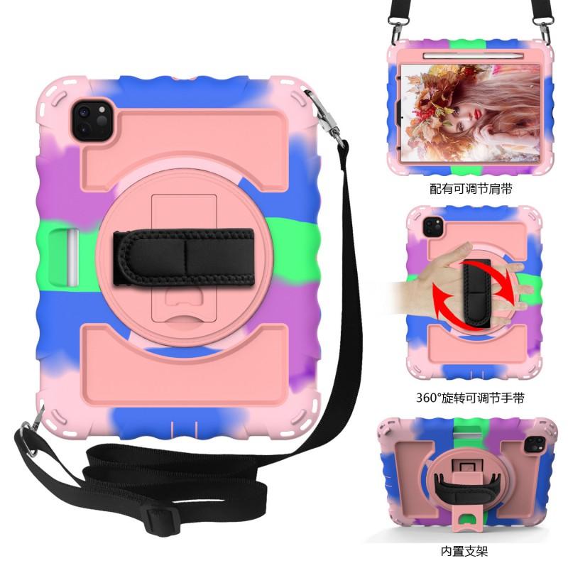 Silicone Shockproof Case IPad Pro 11 Inch With Rotating Stand Full Coverage Protective Cover Moms Students