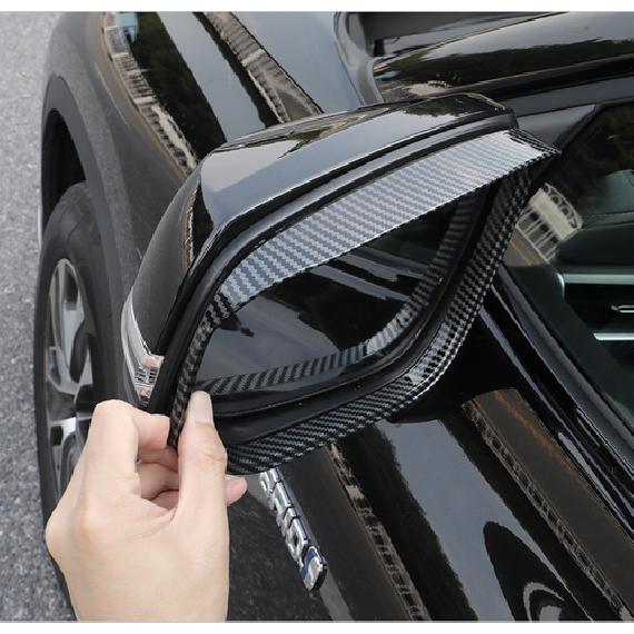 For Toyota RAV4 -2025 Carbon Fiber Rearview Mirror Rain Eyebrow Cover