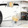 10-Pack 3/16" Magnetic Inline Fuel Filter, Universal Gas Filter for Motorcycle, ATV, UTV, Dirt Bike, Go Kart, Lawn Mower & Small Engines - Enhances
