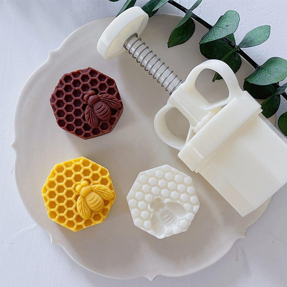 Honeycomb Shape Honeycomb Moon Cake Mold 3D Mung Bean Cake Mold Pastry Mold  Mid-autumn Festival
