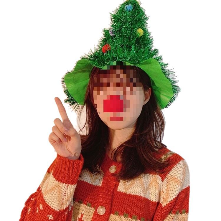Christmas Tree Hat with Cute Santa Legs - Festive Headwear for Men & Women, Perfect Christmas Gift & Photo Prop