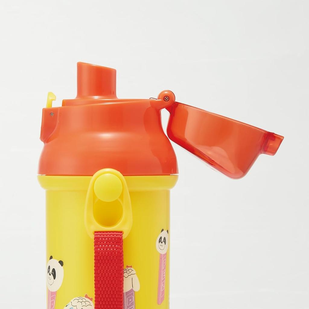 Skater Water Direct Dishwasher Made In for Boys and Children's Bottle, 480ml, Drinking, Plastic, One-Touch Operation, Safe, Japan, PEZ, Girls,
