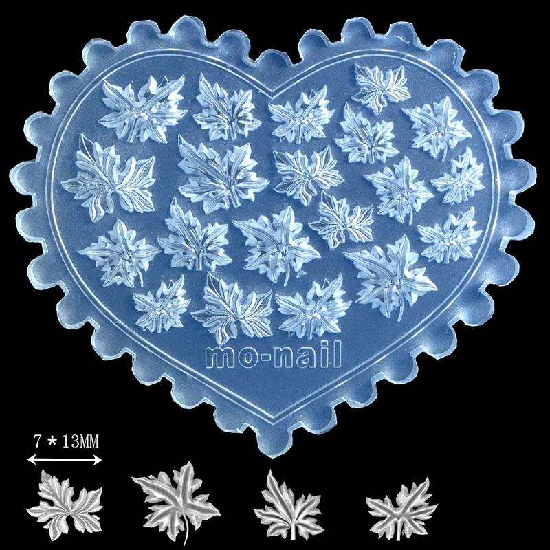 Molde para Esculpir Uñas Flor Creativa Mariposa Copo de Nieve Decoraciones para Uñas Nail Art Placas de Estampado Manicura DIY Accesorios Herramientas