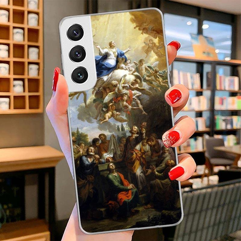 Renaissance Art Painting Cover Phone Case For Samsung Galaxy S26 S25 Edge S24 Ultra S23 S22 Plus S21 S20 FE Soft Fundas Shell Ga