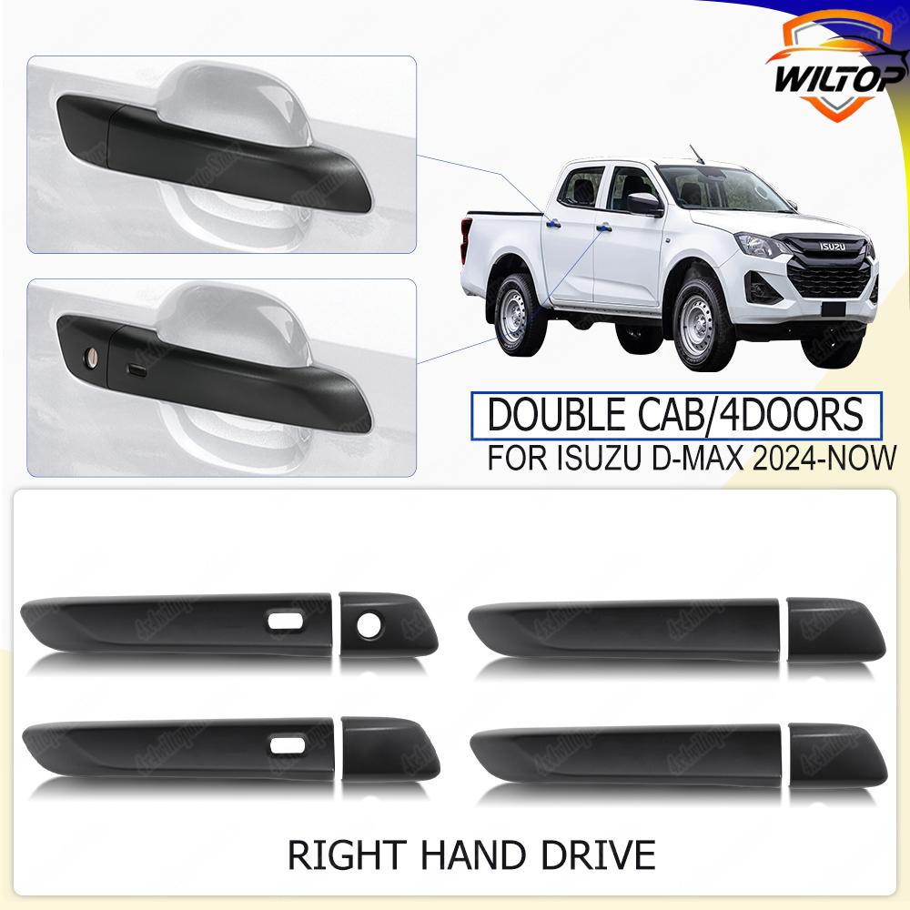 Car Body Kits for ISUZU D-MAX V-Cross DL40 AT33/35 2025 2025 Front Rear Lamp Hoods ABS Matte Black Car Exterior Accessories