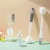 Water Bottle Cleaner Brush 5 In 1 Silicone Detachable Scrubber Long Handle Milk Bottle Kettle Wineglass Brushes Kitchen Tool