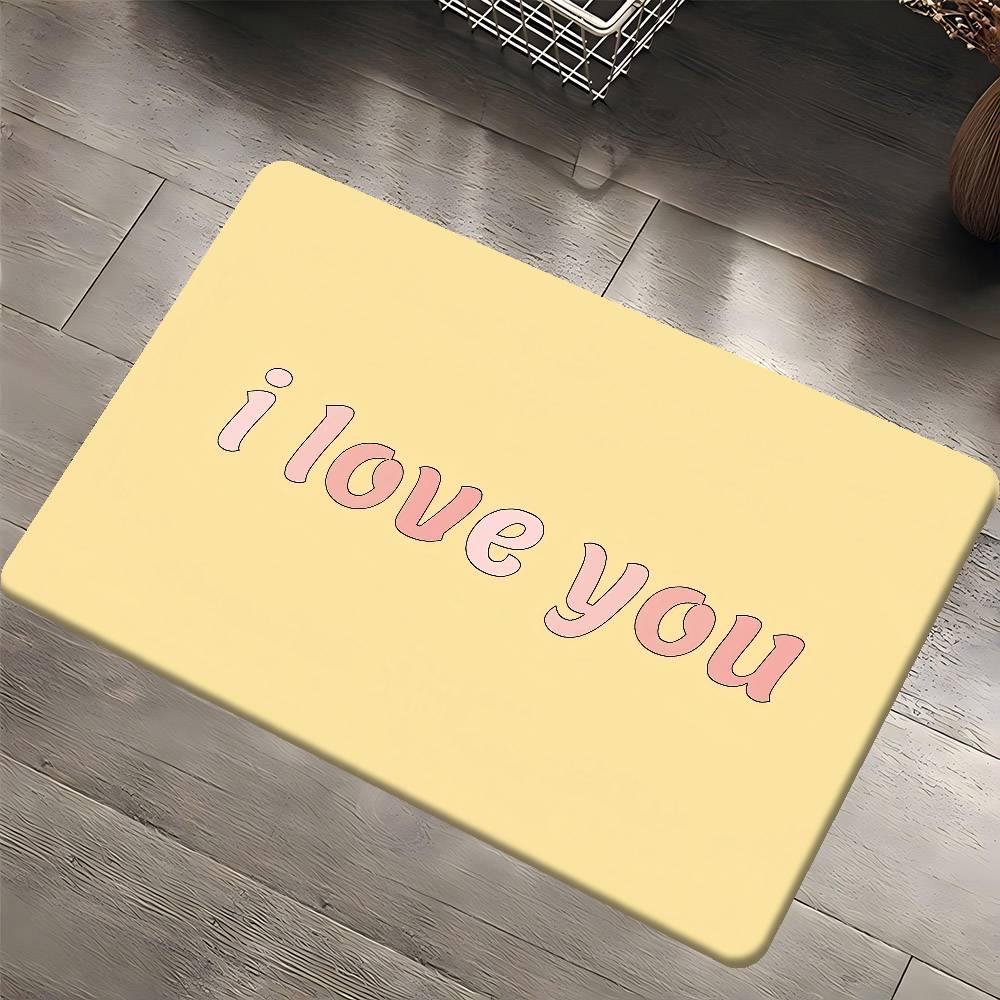 Ты мне нравишься Кухонный коврик Дешевле Противоскользящий Современный Гостиная Балкон Набивной Современный Домашний Декор 40x60 cm
