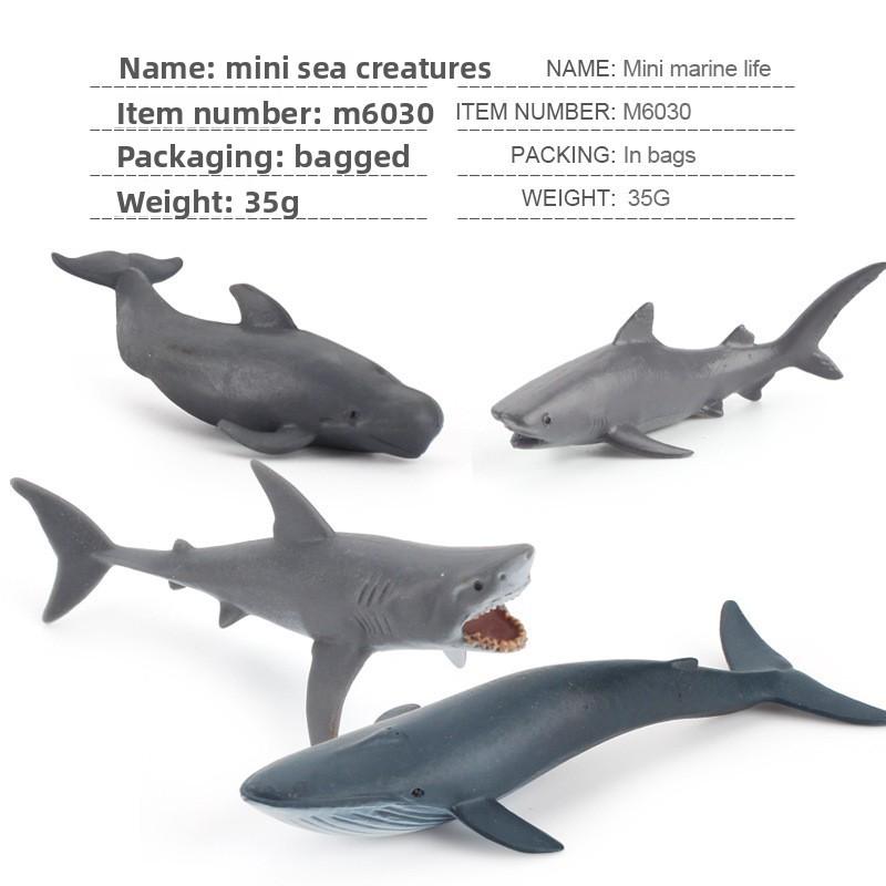 Ocean Animal Figurines Collection Featuring Solid Plastic Sharks And Whales For Classroom Use And Collectors