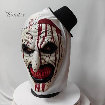 Halloweensky klaunský vankúš na tvár Latex Soft Blood Terrifier Kostýmová rekvizita Dospelý Strašidelný vankúš na tvár Cosplay Party príslušenstvo