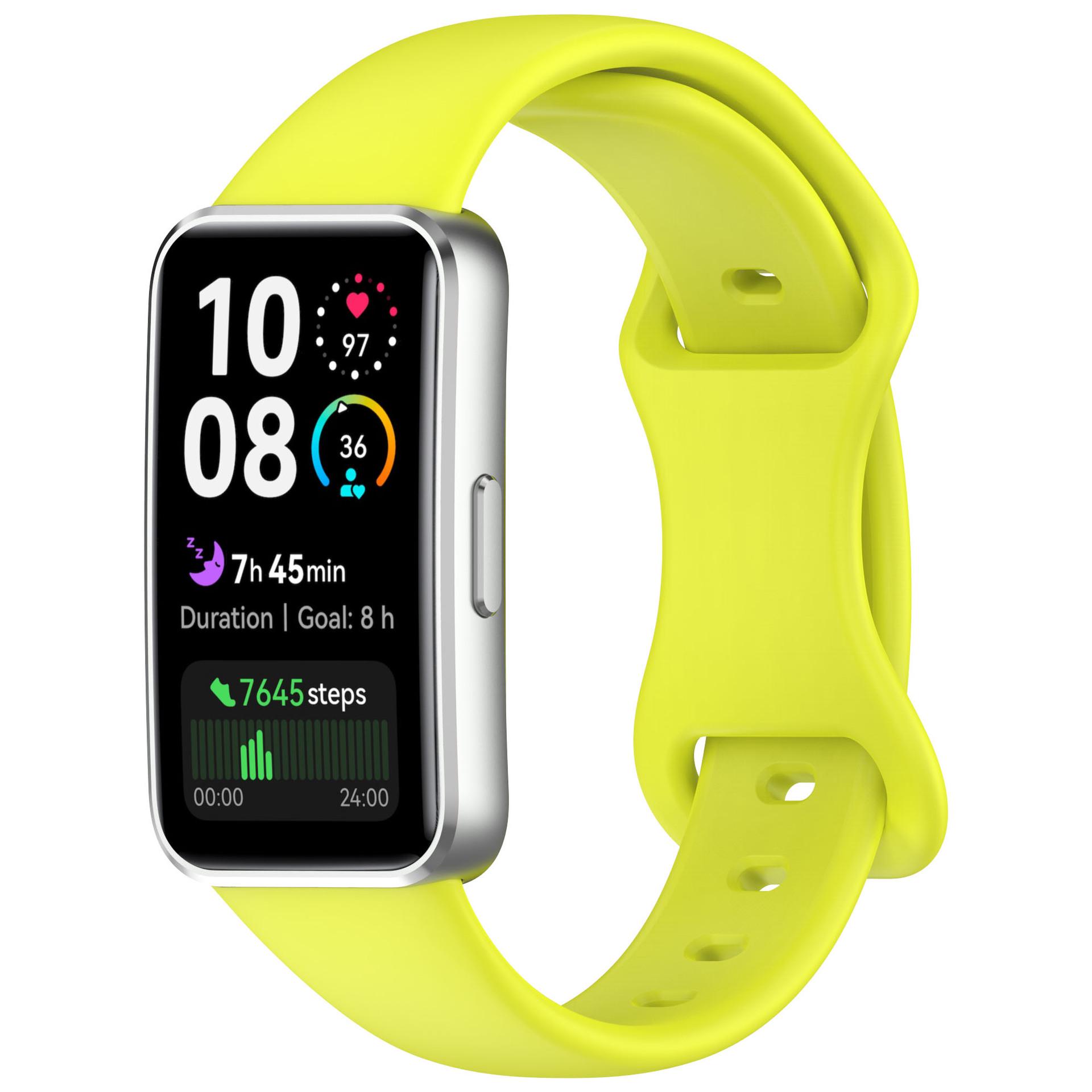 

Силіконовий ремінець для годинника Huawei Band 10/98 з застібкою-метеликом - Браслет для смарт-браслета Compatible with Huawei Band 10/9/8