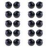 10x Natural Looking Doll Eye Plastic Flat Eyes With Screw Back for Craft Figure Doll And Model Making Accessories