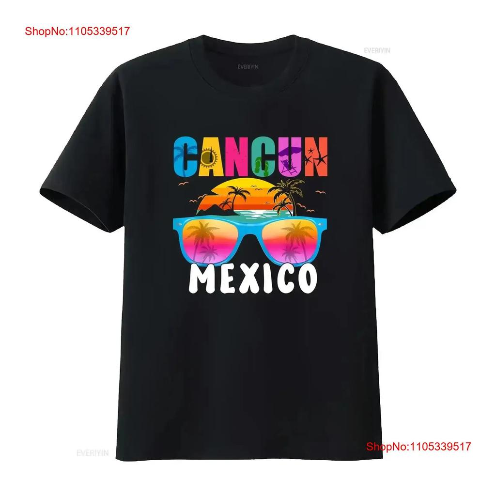 CANCUN MEXICO Vacation Beach Matching Family Group T Shirt Vintage Washed Casual Slightly Vinta