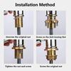 Faucet Locknut Tap Fixing Fittings Kit Fastening Nut Mounted Fitting Circlip Replacement Accessories for Bathroom Wash Sink