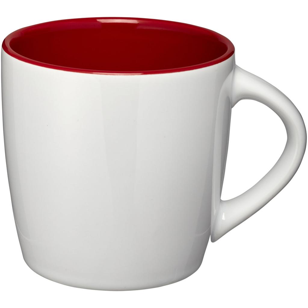 Glass "Aztec" 340 ml ceramic mug White