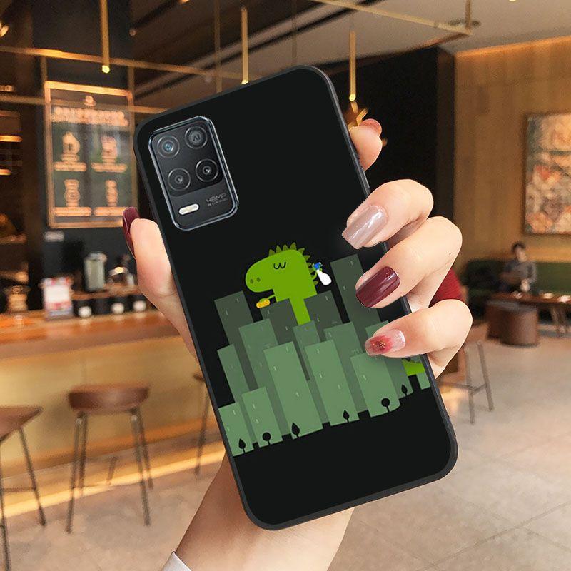 Cover Cartoon Dinosauri guscio Copertura per telefono Per oppo Realme 8Pro 6PRO 6i 7pro 9i 9pro C11 C21Y C21 C25Y C25S C3 Q3S XT Custodie coque