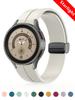Cinturino Originale in Silicone per Samsung Galaxy Watch 6 5 4 Classic Strap 47mm 43mm 44mm 40mm Fibbia Magnetica Galaxy Watch 5 Pro 45mm