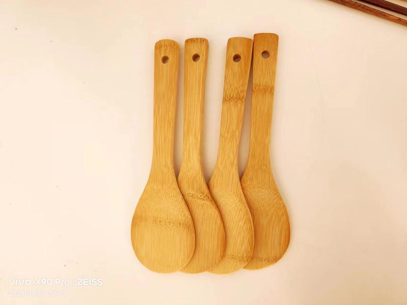 

Bamboo Rice Scoop: Food Grade, Heat Resistant Paddle for Cooking