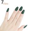 Fetong 24Pcs Coffin False Nails Tip Art Decoration Full Cover Matte Fingernail Stickers