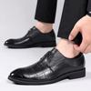 Leather shoes men's business leather 2025 new British men's embossed casual foot cover single shoes versatile groom formal men