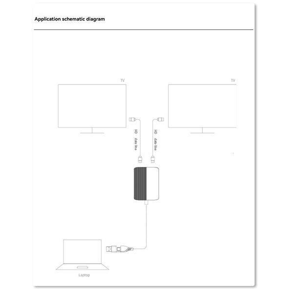 Space Gray Aluminum Dual Display HD Docking Station Other