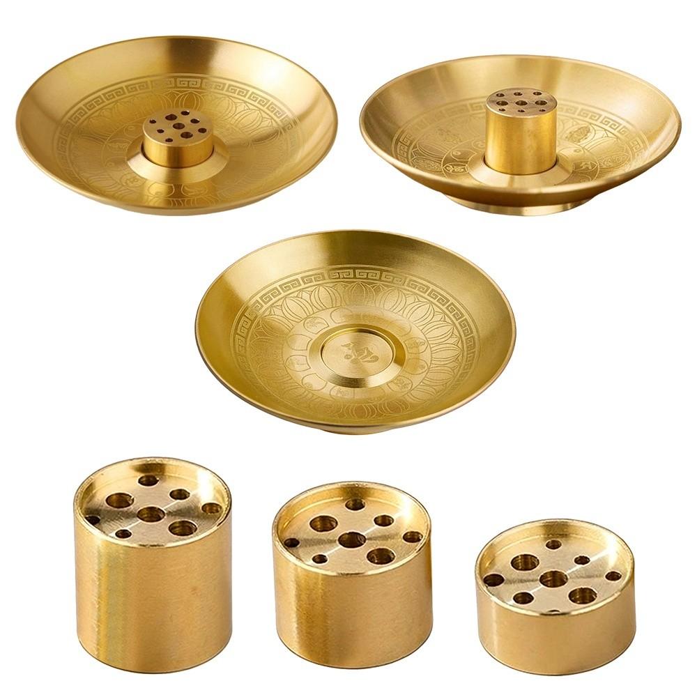 Burner Stand Round Incense Burner Incense Tray Incense Stick Plate 9 Hole Incense Holder