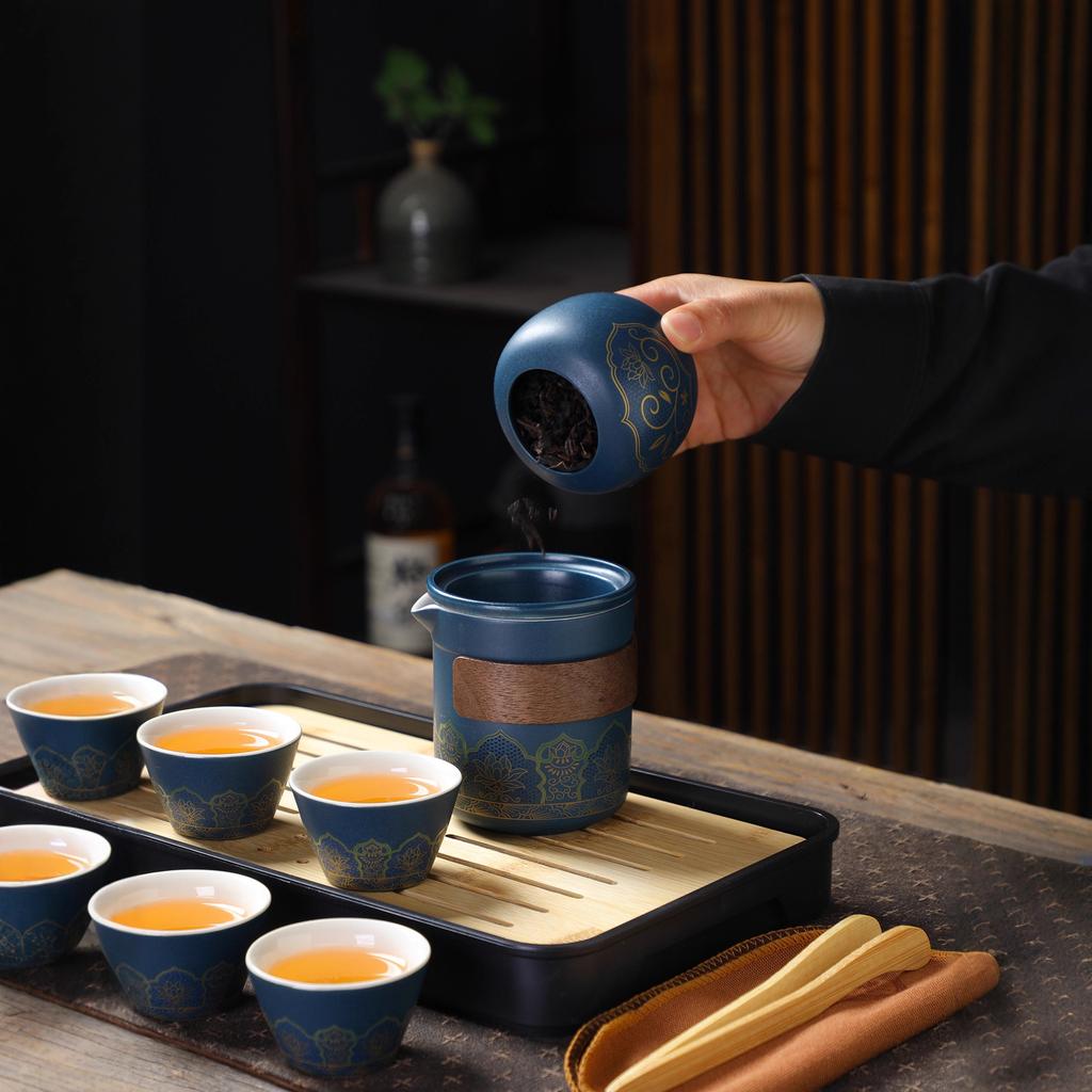 Portable Travel Tea Set Household Simple Company Opening Gifts Business Event Souvenirs