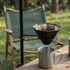 Iron Pole Mounted Storage Holder Black Pole Mounted Storage Rack  Outdoor Activities Camping