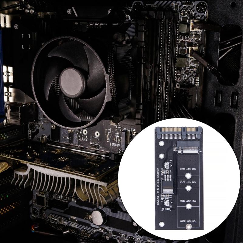 M.2 Hard Disk to SATA3 Adapter Card M.2 Interface to SATA3 2.5inch Serial Solid States Drive SATA3 Adapter for 2230 2242 2260