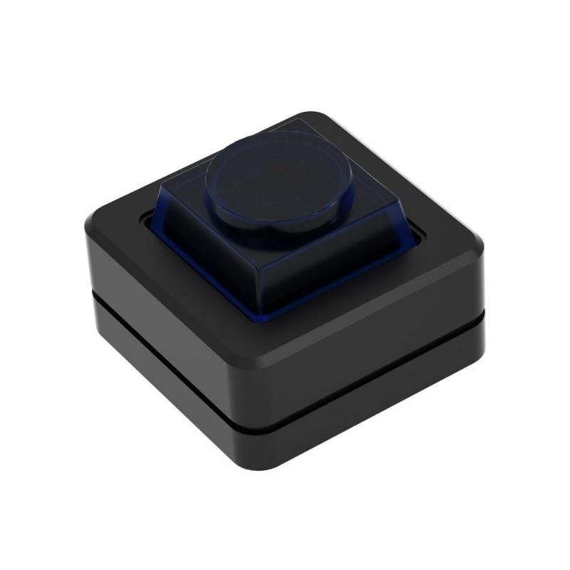 

Aluminum Alloys Machined PC Power Switches Featuring Interchangeable Toy Keycap And Quick Responses Mechanism синій