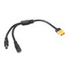 Flexible XT60 To 5.5x2.1mm DC5521 Power Splitter Cable For FPV Video Goggles And Remote Applications
