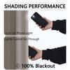 SHEIN Yafang Rod Pocket Blackout Curtains - Solid Color, Insulated, Sun Protection for Living Room & Balcony.